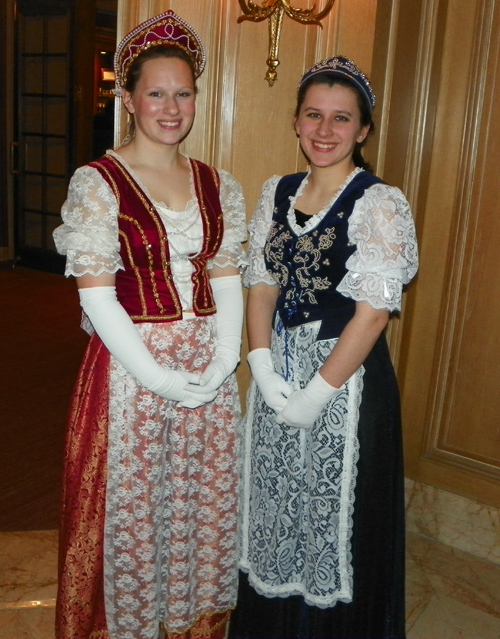 Cleveland Hungarian Scout greeters