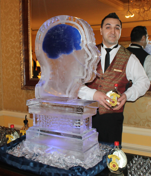 Plinka ice sculpture