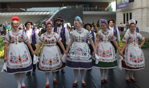 The Hungarian Scouts Folk Ensemble performed at the Cleveland Museum of Art's International Cleveland Community Day 