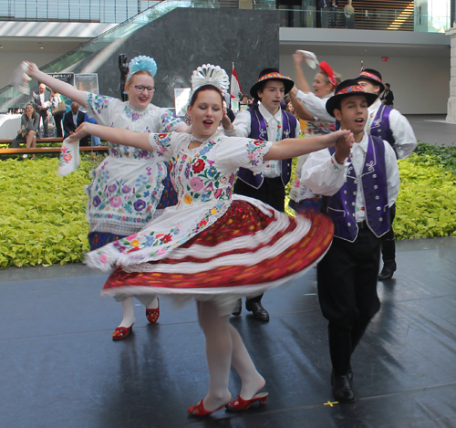 The Hungarian Scouts Folk Ensemble performed at the Cleveland Museum of Art's International Cleveland Community Day