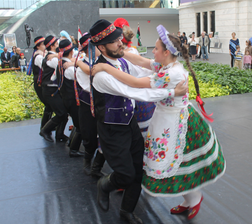 The Hungarian Scouts Folk Ensemble performed at the Cleveland Museum of Art's International Cleveland Community Day 