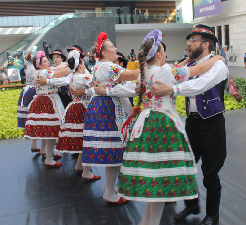 The Hungarian Scouts Folk Ensemble performed at the Cleveland Museum of Art's International Cleveland Community Day 