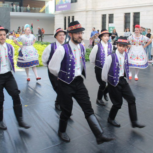 The Hungarian Scouts Folk Ensemble performed at the Cleveland Museum of Art's International Cleveland Community Day 