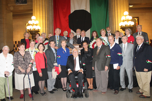 Hungarian 56ers in Cleveland City Hall