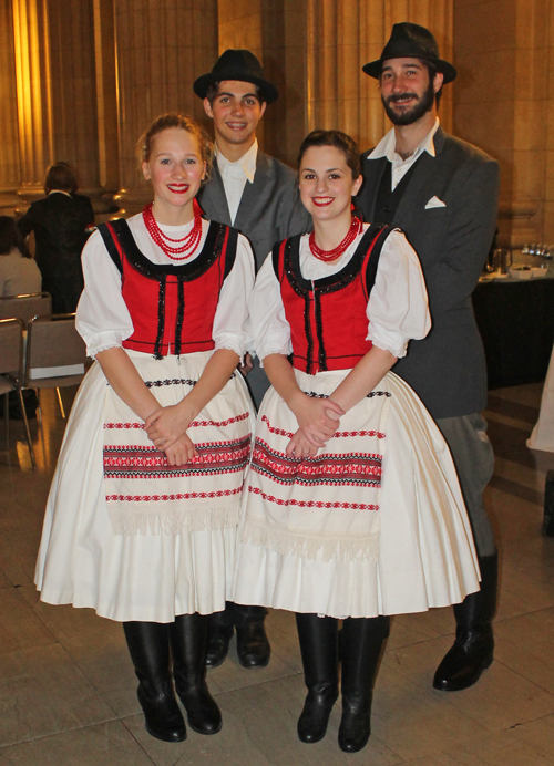 Hungarian Scout Folk Ensemble members