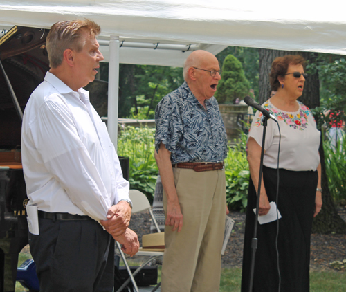 Bob Kita, Ted Horvath and Carolyn Balogh