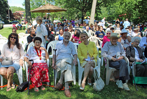 people in attendance who were at the formal dedication of the Hungarian Cultural Garden  in 1938