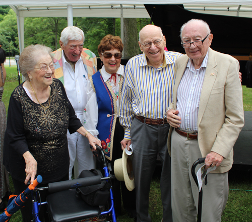 Violet Sarosi, Richard Fleischman, Jenny Brown, Ted Horvath and Frank Dodish were present at the 1938 dedication and 80th anniversary