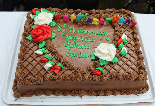 Hungarian Cultural Garden 80th anniversary cake