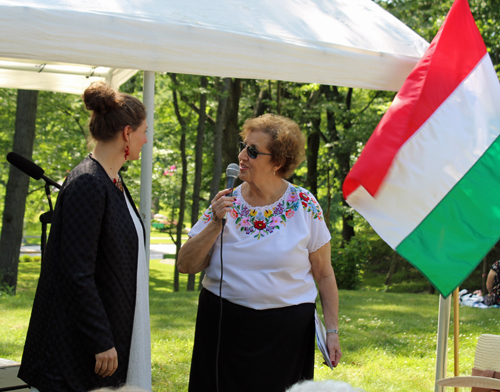 Vera Holczer and Carolyn Balogh