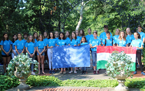 Hungarian Children's Choir from Pecs in Cleveland Hungarian Cultural Garden