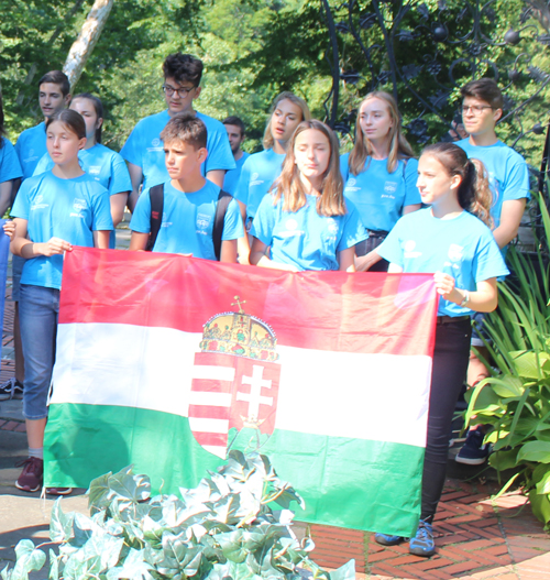 Hungarian Children's Choir from Pecs in Cleveland Hungarian Cultural Garden