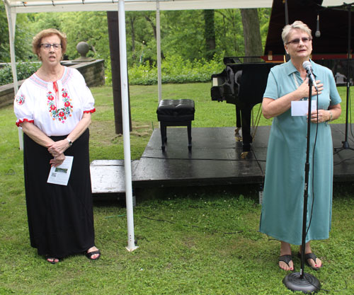 National anthem - Carolyn Balogh and Andrea Meszaros