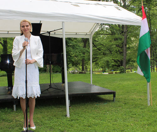 Consul General of Hungary in Chicago, Mrs. Zita Bencsik