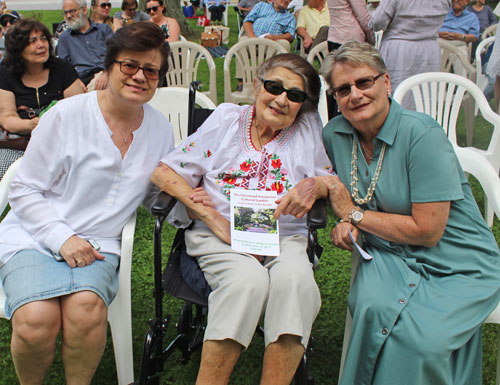 Zsuzsanna Gyori   and mother Margaret Gyori with Andrea Meszaros