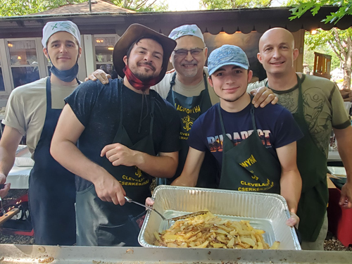 Cooks at Hungarian Scout Festival