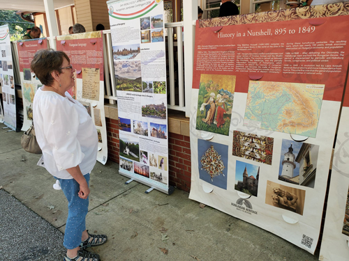 Cultural display at Hungarian Scout Festival