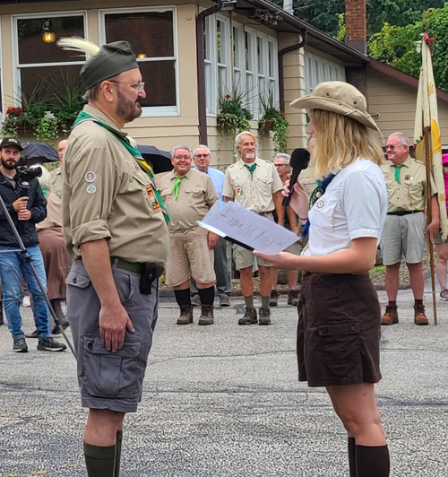 Mike Horvath at Hungarian Scout Festival