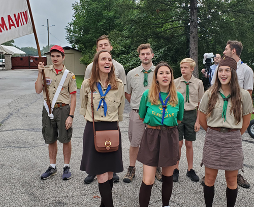 More scouts at Hungarian Scout Festival