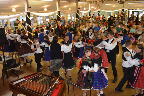 Dancing at 65th Hungarian Scout Festival