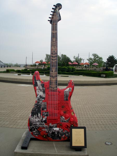 Hungarian Guitar at Guitarmania at Rock and Roll Hall of Fame in Cleveland - photos by Dan Hanson