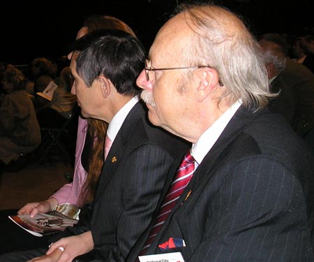 Congressman Dennis Kucinich and August Pust PhD