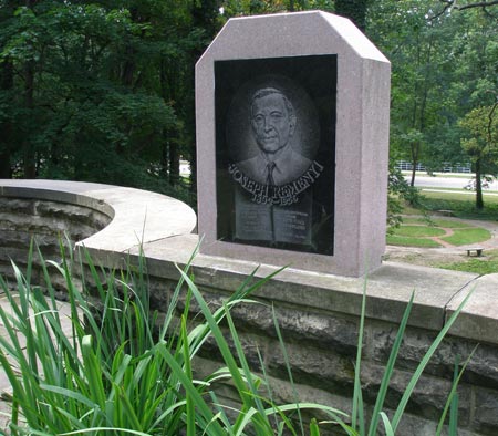 Joseph Remenyi statue at Hungarian Cultural Garden in Cleveland Ohio - photos by Dan Hanson