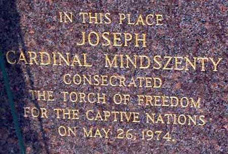 Cleveland's Cardinal Mindszenty Statue - photos by Dan Hanson