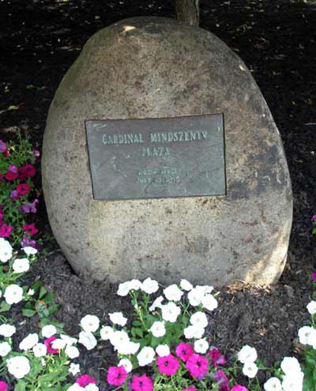 Cleveland's Cardinal Mindszenty Statue - photos by Dan Hanson