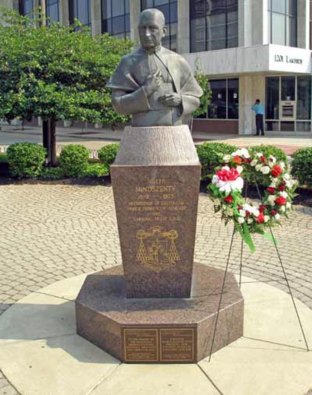 Cleveland's Cardinal Mindszenty Plaza - photos by Dan Hanson