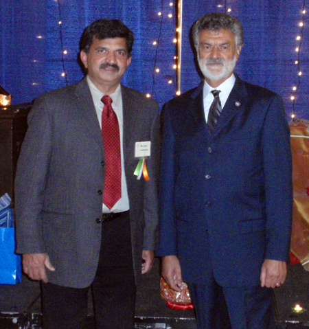 Michael Sreshta and Cleveland Mayor Frank Jackson