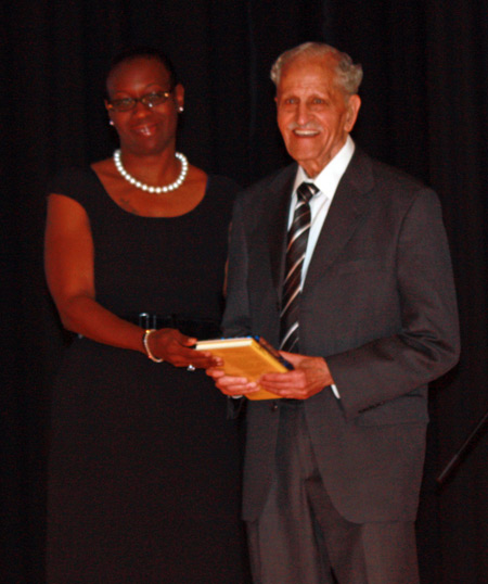 State Senator Nina Turner and Lt. Colonel Om Julka 