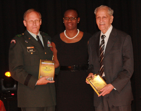 Lt. General Robert Wagner, State Senator Nina Turner and Lt Colonel Om Julka