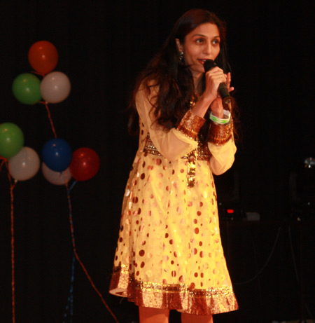 Vocalist at Indian Festival