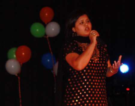 Singer at Cleveland Indian Festival