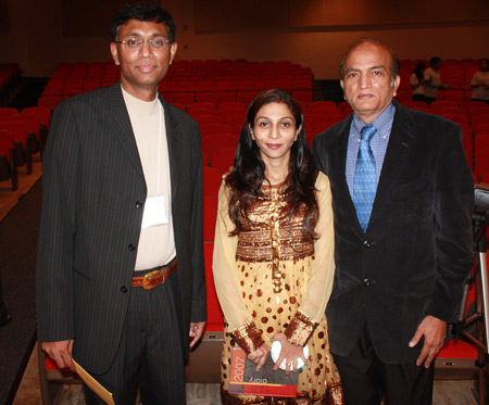Deb Roy, Sargam Kapoor and her father J.C. Kapoor