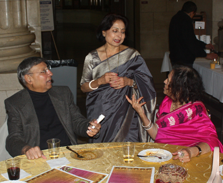 Shiv and Saroj Aggarwal with Nisha Jain 