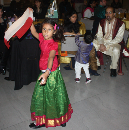 Little Girl Enjoying the music