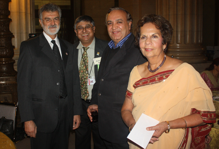 Mayor Jackson, Anjan Ghose, Ray Gehani and Gita Gidwani