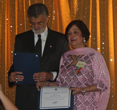 Mayor Frank Jackson and Mona Alag