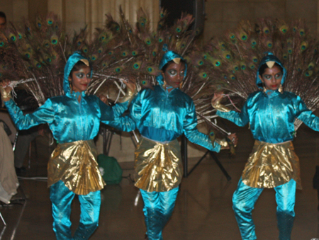 Indian Peacock and Snake Dancers