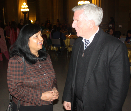 Radhika Reddy and Richard Eastburn