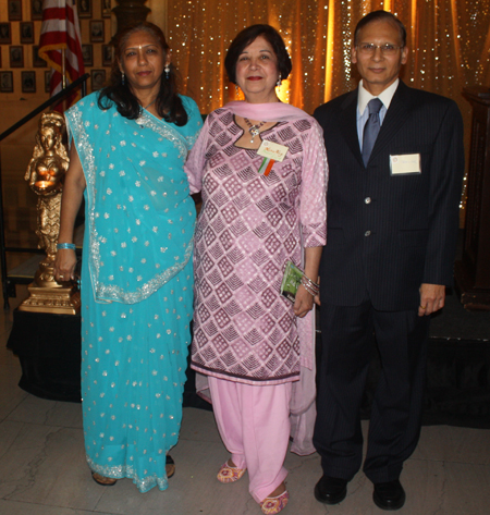 Smita and Dilip Shah with Mona Alag 