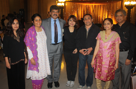 Sujata Burgess, Flavia Sreshta, Michael Sreshta, Dr. Aarti, Dr. Nagendra, Surekha Pai and Mukund Pai