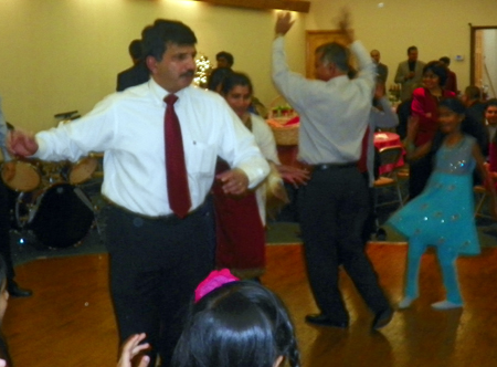 Michael Sreshta Dancing at FICA Holiday party