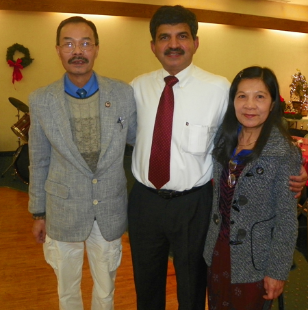 Michael Sreshta with Le Nguyen and wife