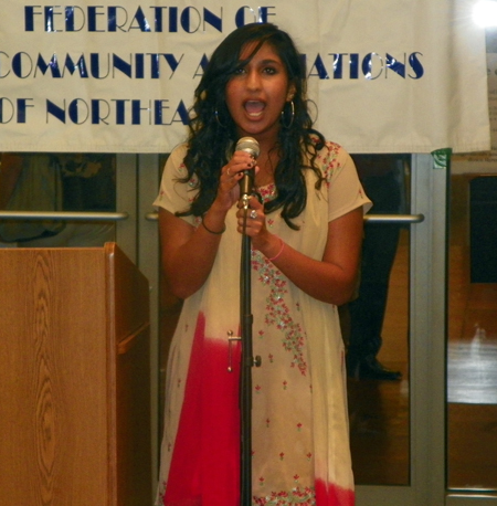 Miss Koel DasGupta sang the National Anthem