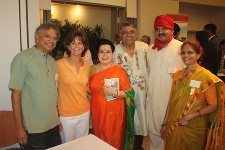 Mr. Mukund Pai, Mayor Susan Drucker, Kathy Ghose, Anjan, Michael Sreshta and Sureka Pai