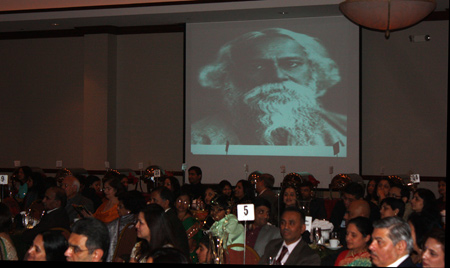 Rabindranath Tagore on screen at Republic Day event