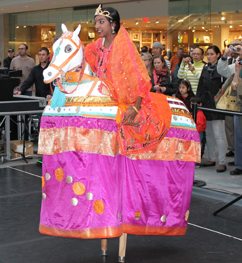 Mahathi Venkatesh - Indian Poikkal Kudhirai Aattam Dummy Horse Dance